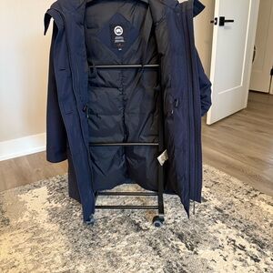 Canada Goose Navy Jacket with Red Logo
